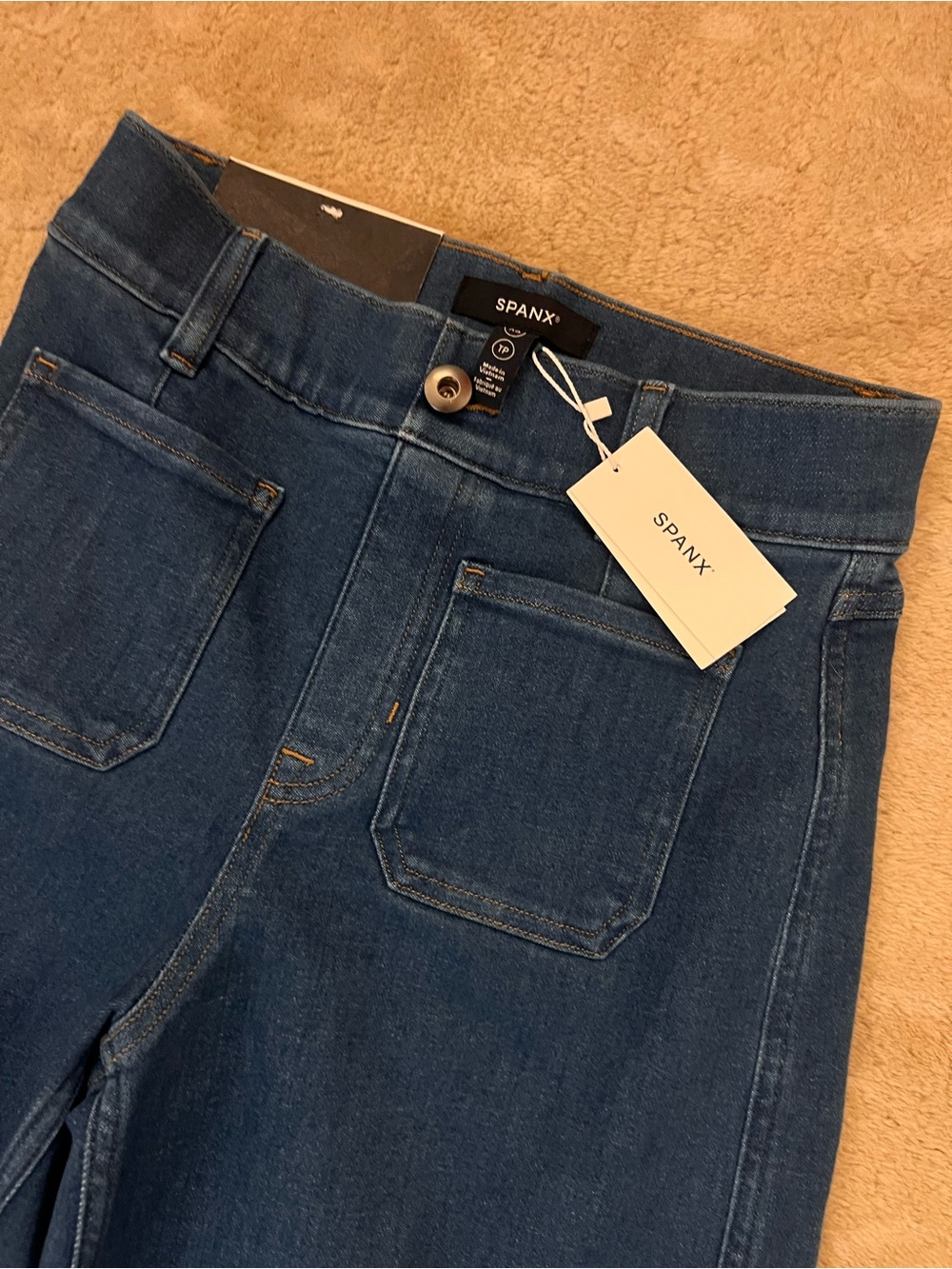 SPANX Wide Leg Jeans Size 1P or XS - Never worn with tags